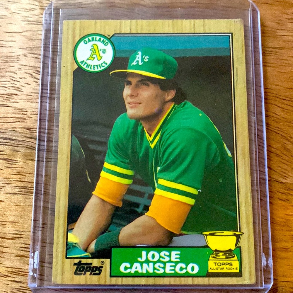 1987 Topps Jose Canseco Rookie #620